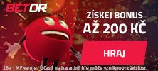 Online casino Betor - získej bonus 200 Kč a hraj nyní