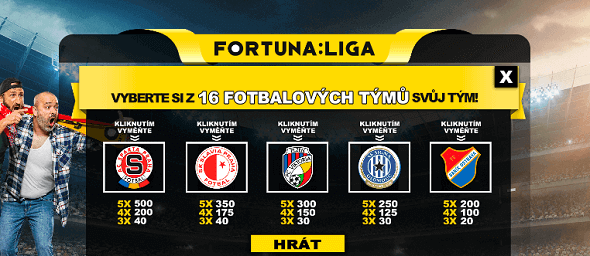 výherní automat FORTUNA:LIGA