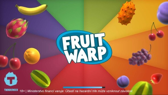 Hrací automat Fruit Warp s bonusem zdarma u Sazka Her