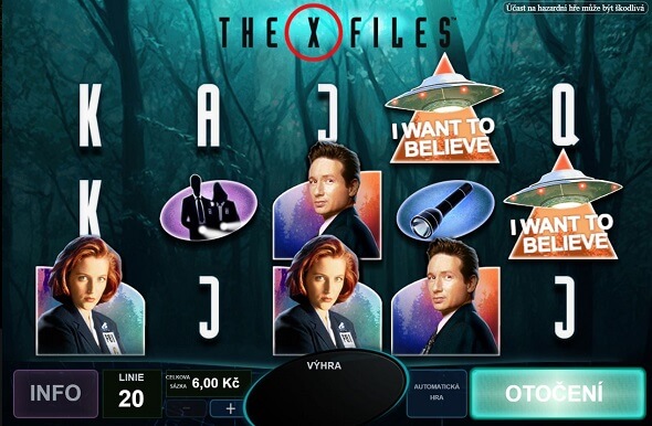 Automat X-Files od Playtechu