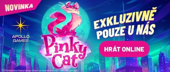 Zahraj si exkluzivní automat Pinky Cat!