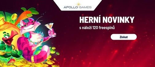 Apollo Games casino představuje nové hry s až 120 free spiny!