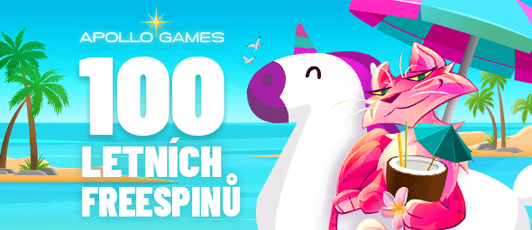 Nezmeškejte 100 free spinů a registrační bonus až 5 000 u Apollo Games