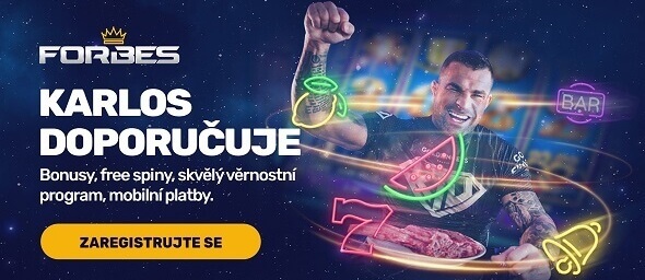 Registrujete se u Forbes Casina a získejte bonus za první vklady