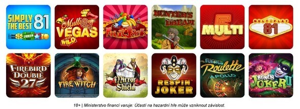 Online casino LuckyBet výherní automaty