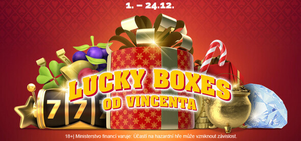 Adventní krabice plné bonusů u Luckybet casina