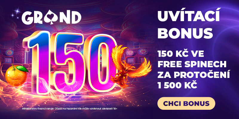 Grandwin registrační free spiny
