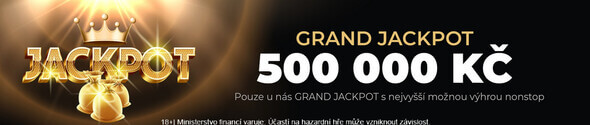 Grand win casino jackpot v hodnotě 500 000 Kč