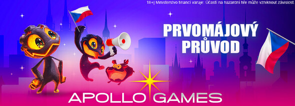 Prvomajový průvod v casinu Apollo - získej až 150 free spinů