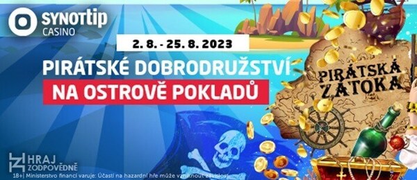 Pirátská zátoka u SYNOT TIPu – získejte bonus každý den