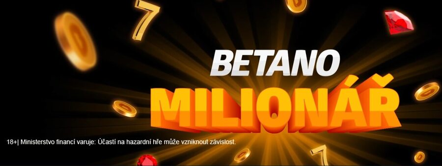MILIONÁŘ: turnaj u Betana s hlavní cenou 1 000 000 Kč