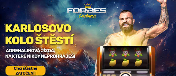Zatočte si s Karlosem na kole štěstí u Forbesu