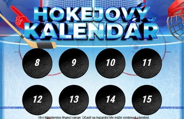 Hokejový kalendář u SYNOT TIP casina